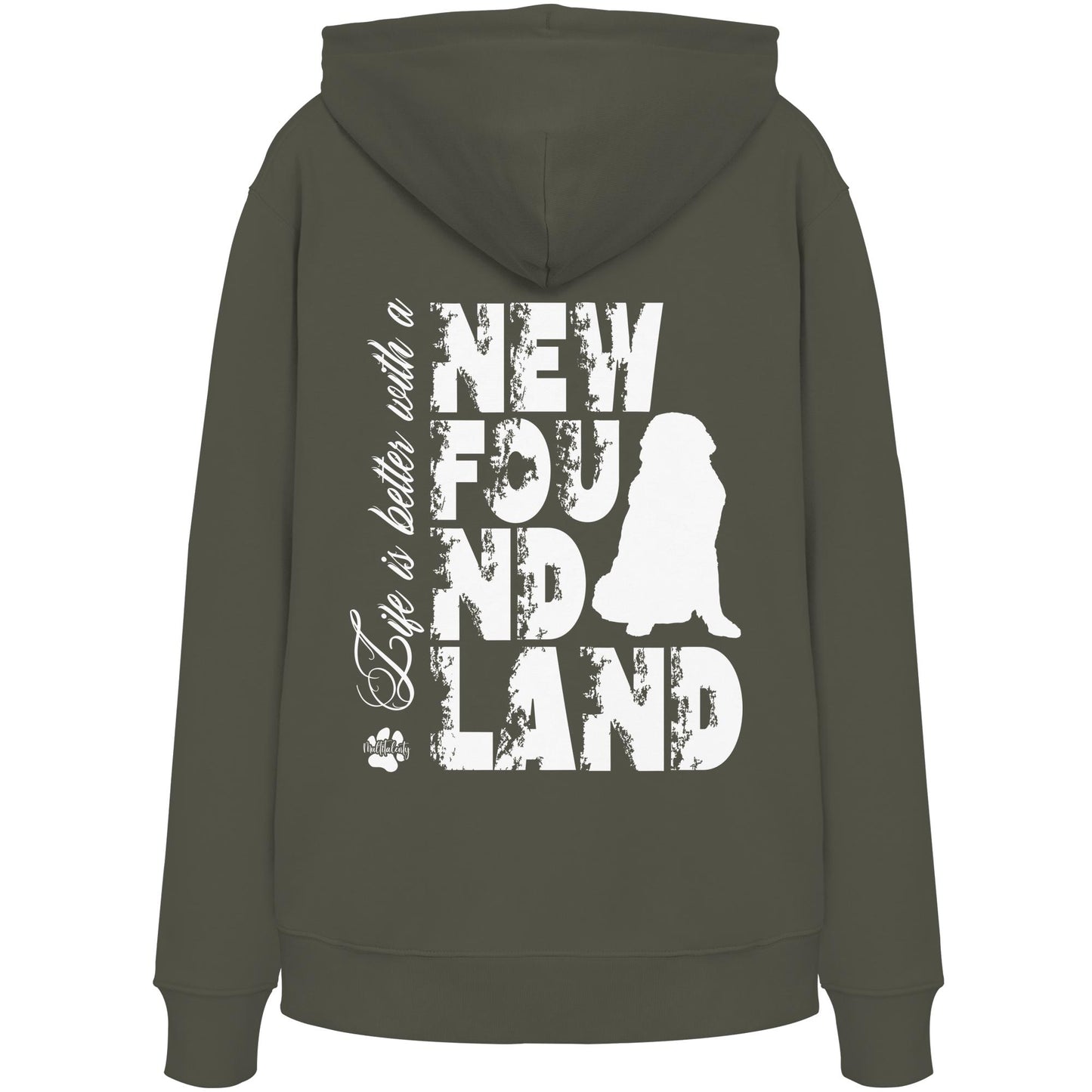 Life is better with a Newfoundland - Organic Hoodie