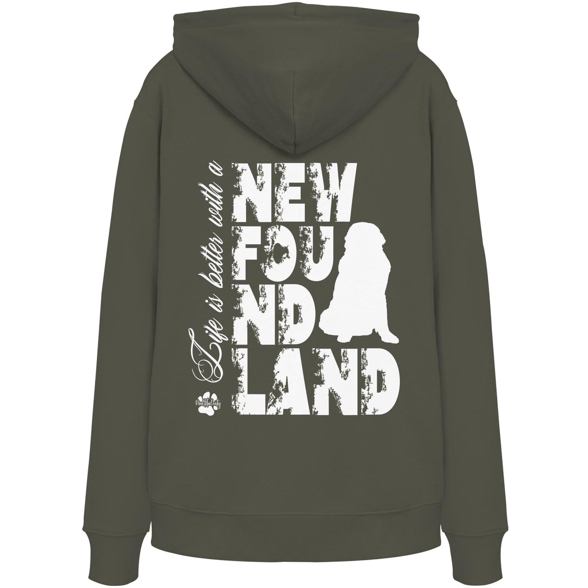 Life is better with a Newfoundland - Organic Hoodie