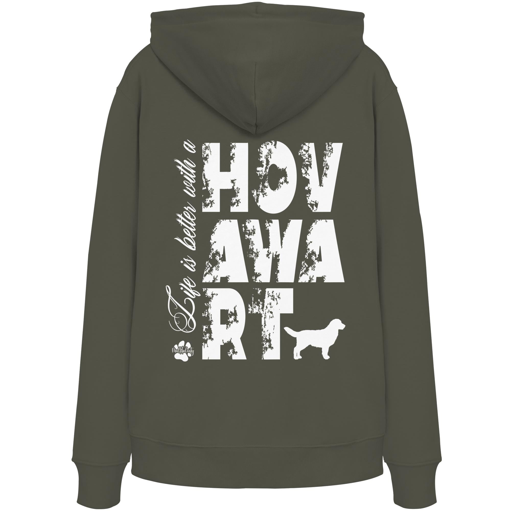 Life is better with a Hovawart - Organic Hoodie