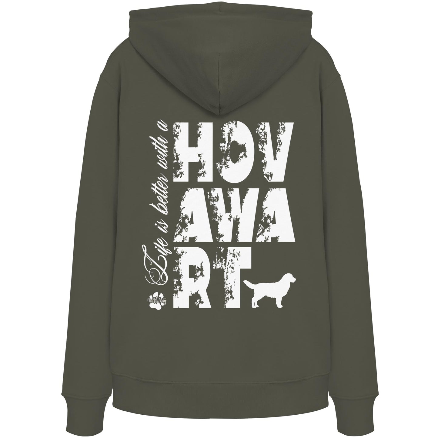 Life is better with a Hovawart - Organic Hoodie