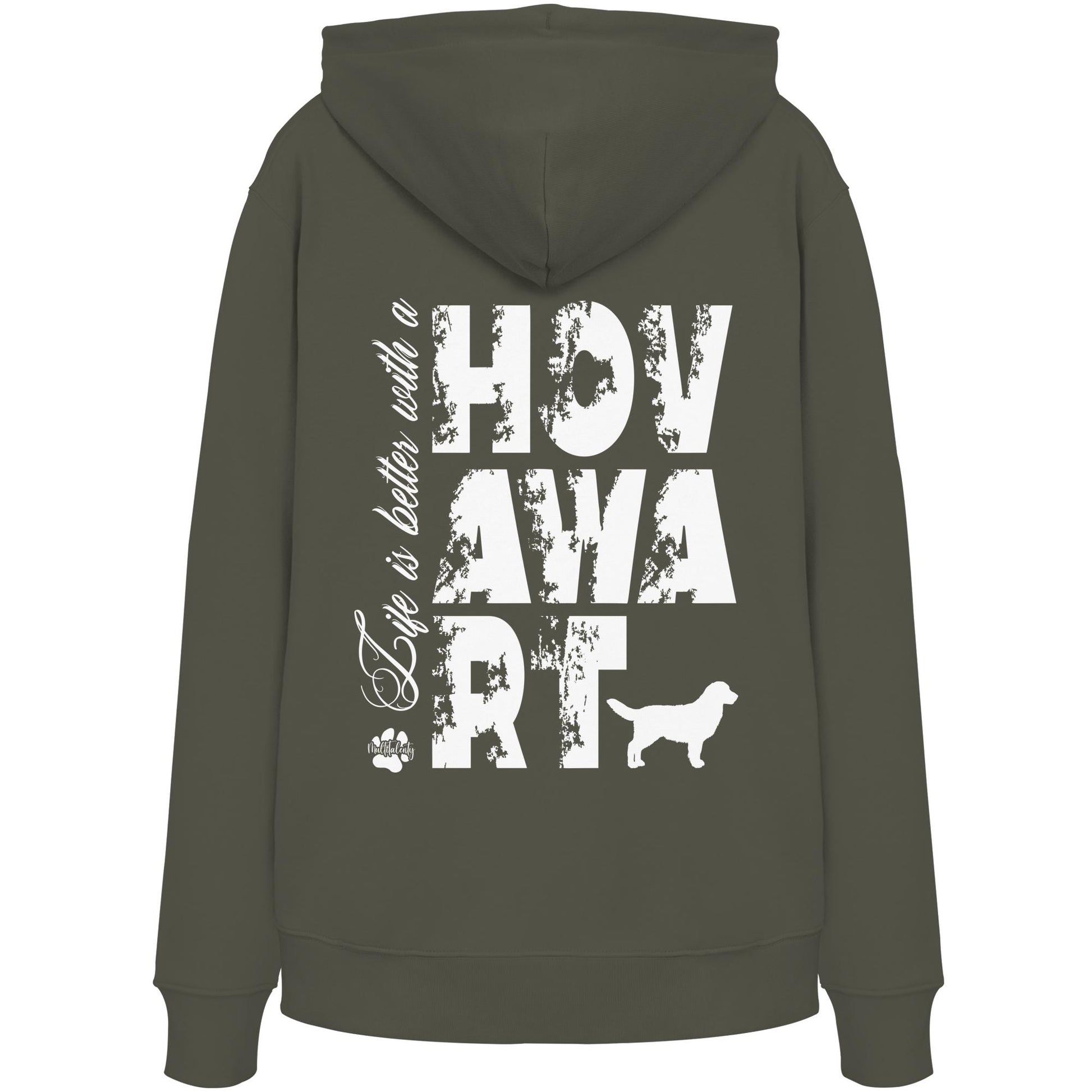 Life is better with a Hovawart - Organic Hoodie