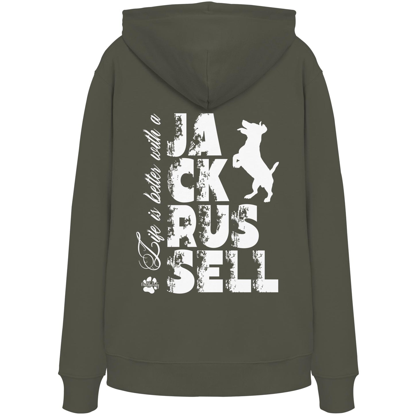 Life is better with a Jack Russell - Organic Hoodie