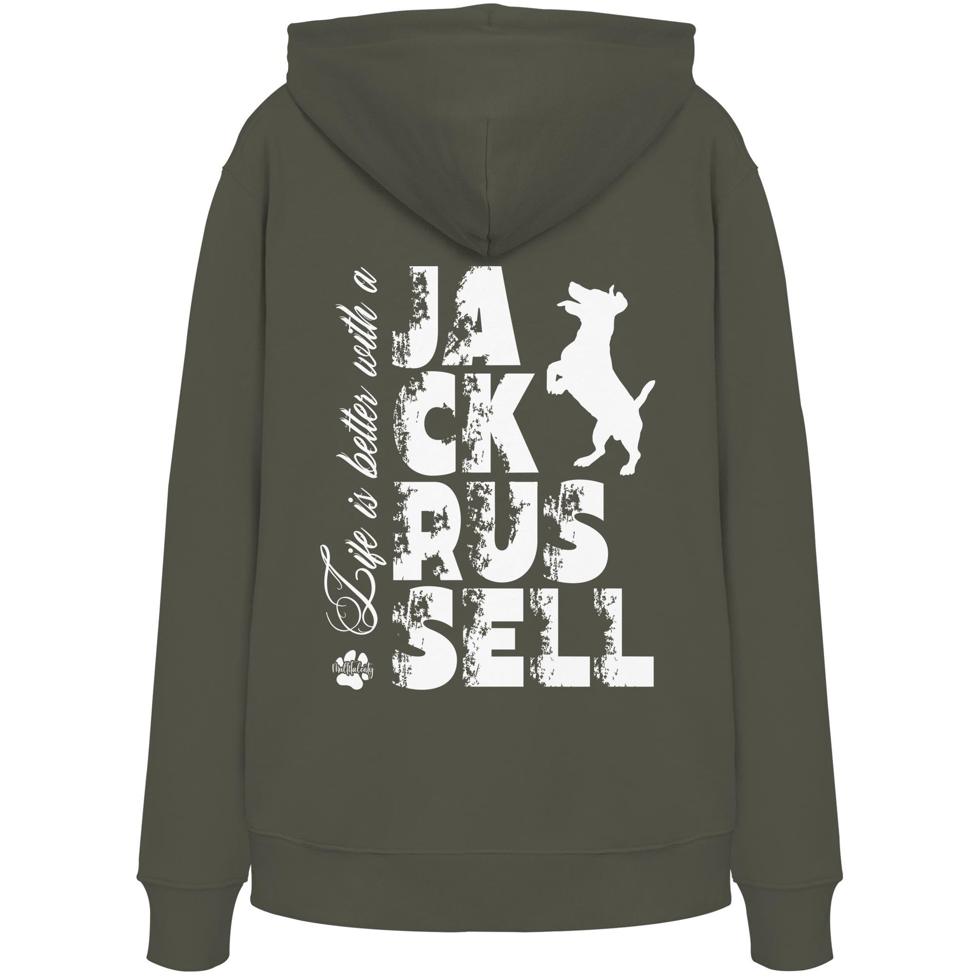 Life is better with a Jack Russell - Organic Hoodie