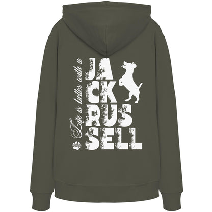 Life is better with a Jack Russell - Organic Hoodie
