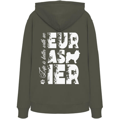 Life is better with an Eurasier - Organic Hoodie
