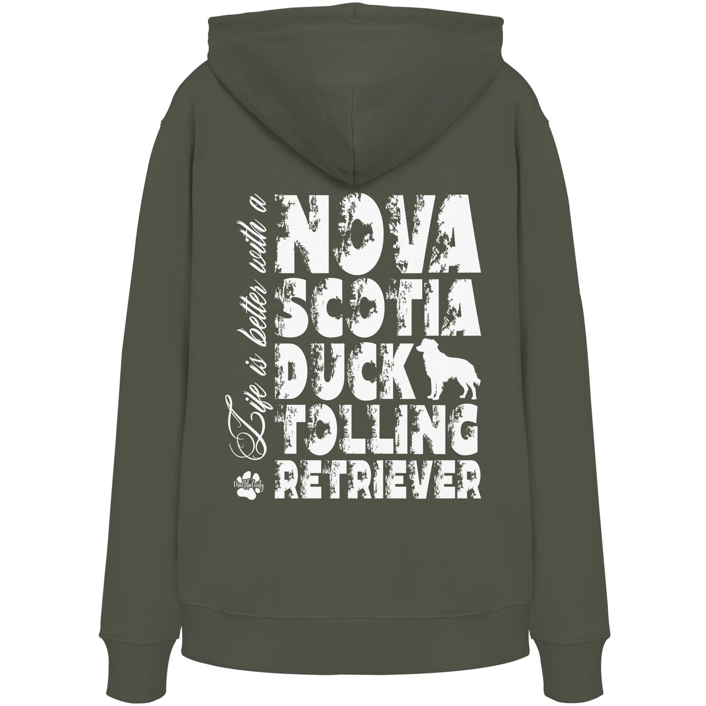 Life is better with a Nova Scotia Duck Tolling Retriever - Organic Hoodie