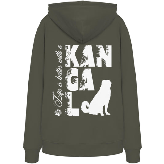 Life is better with a Kangal - Organic Hoodie