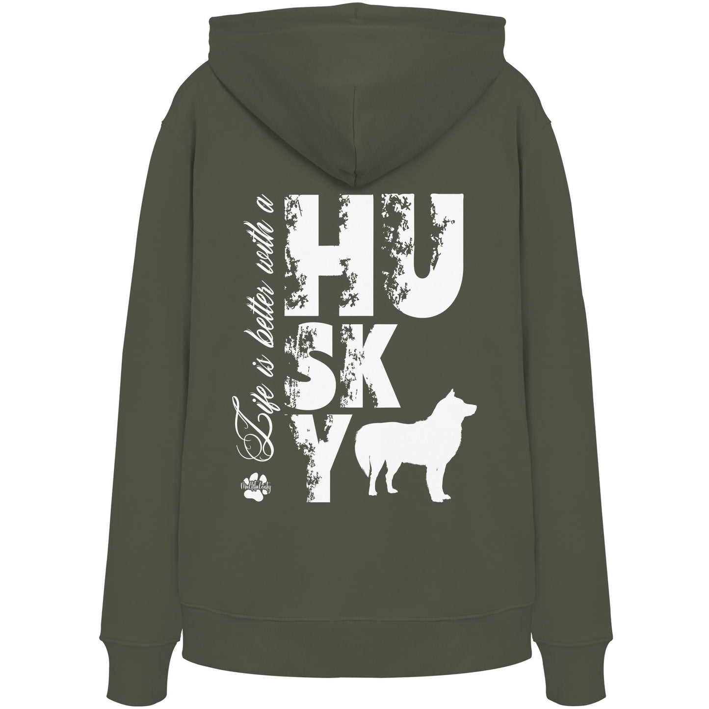 Life is better with a Husky - Organic Hoodie