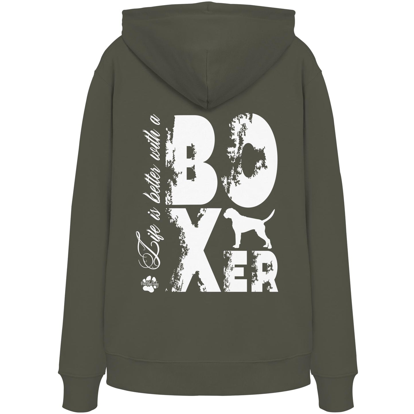 Life is better with a Boxer - Organic Hoodie