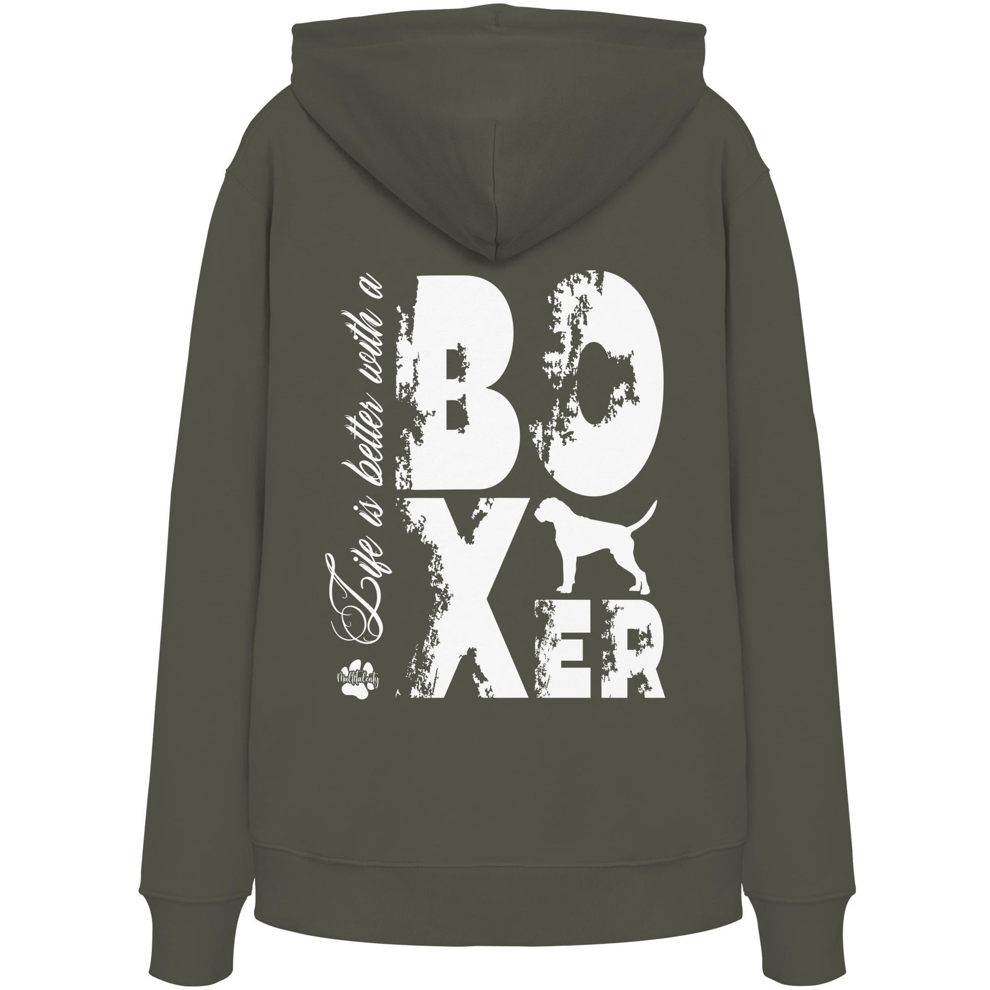 Life is better with a Boxer - Organic Hoodie