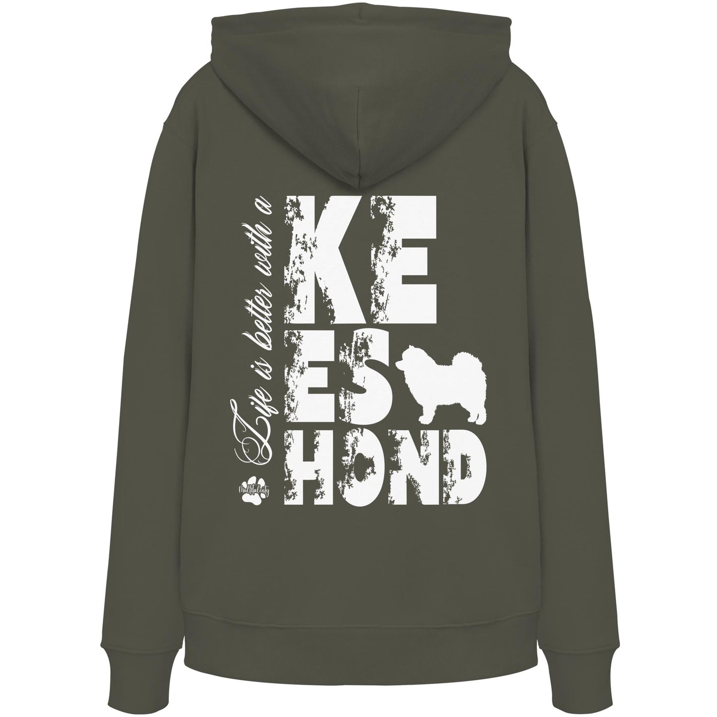 Life is better with a Keeshond - Organic Hoodie