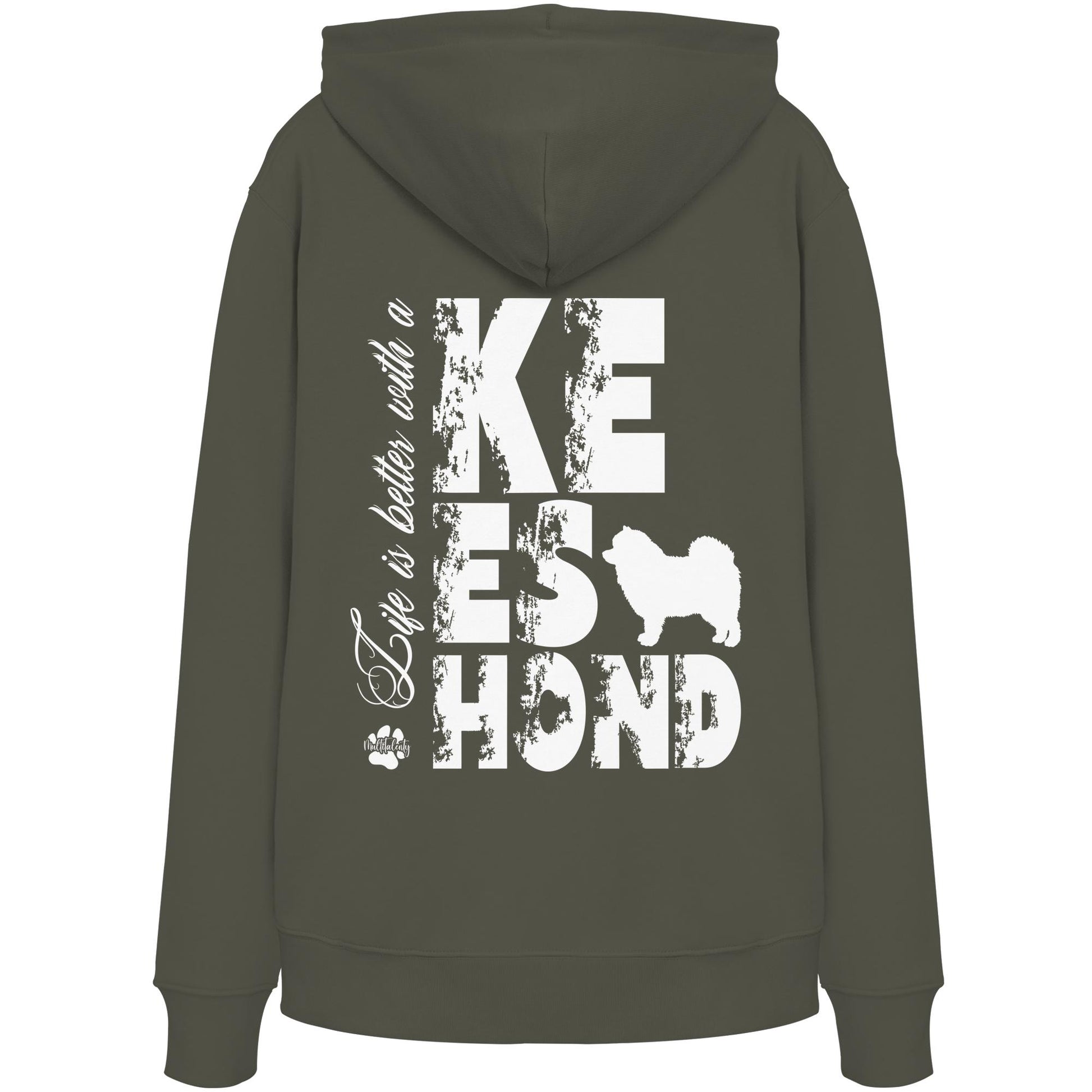 Life is better with a Keeshond - Organic Hoodie