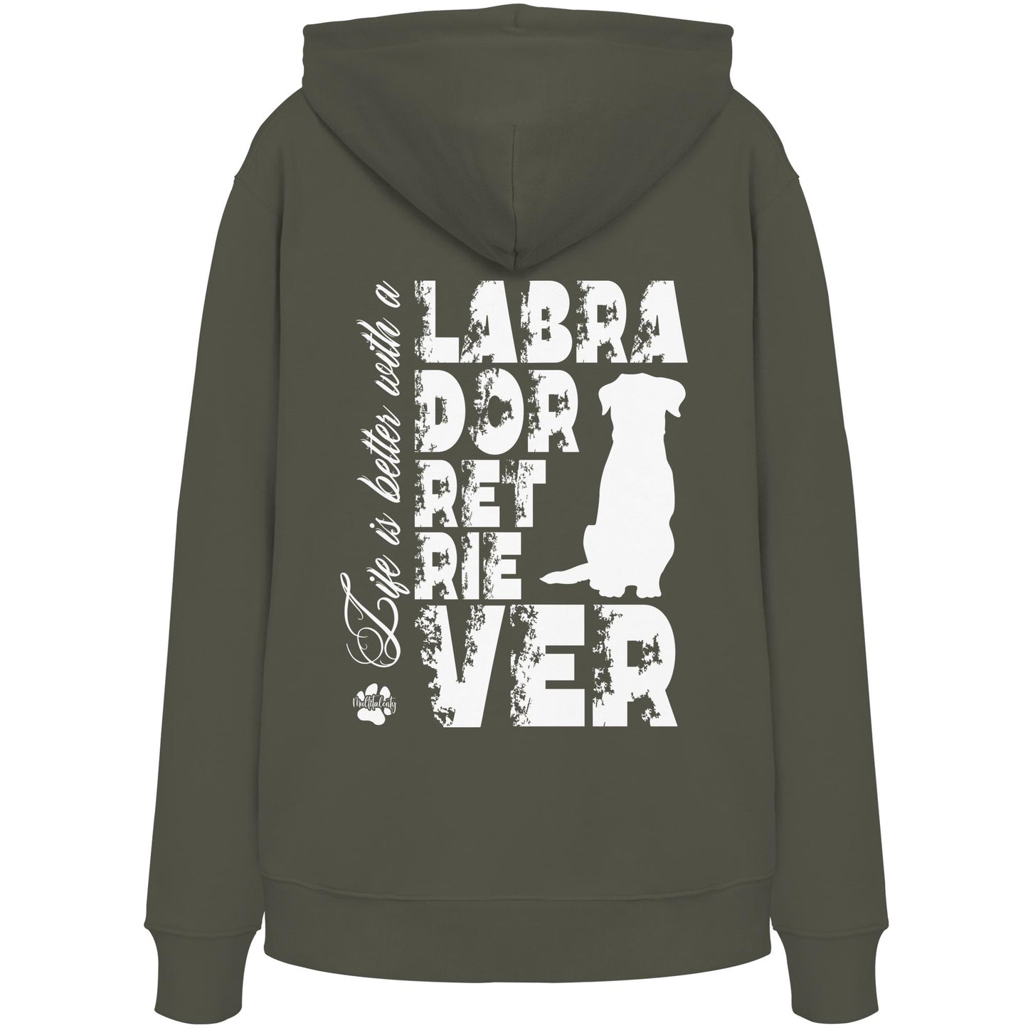 Life is better with a Labrador Retriever - Organic Hoodie