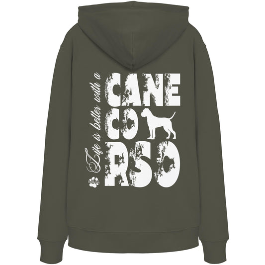 Life is better with a Cane Corso - Organic Hoodie