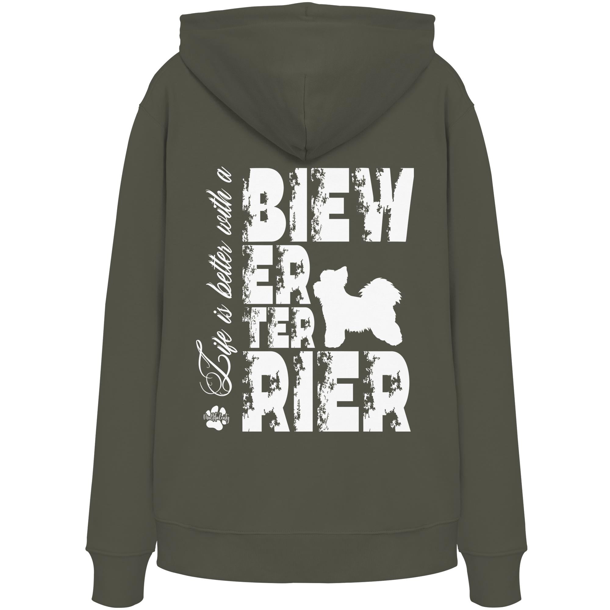 Life is better with a Biewer Terrier - Organic Hoodie