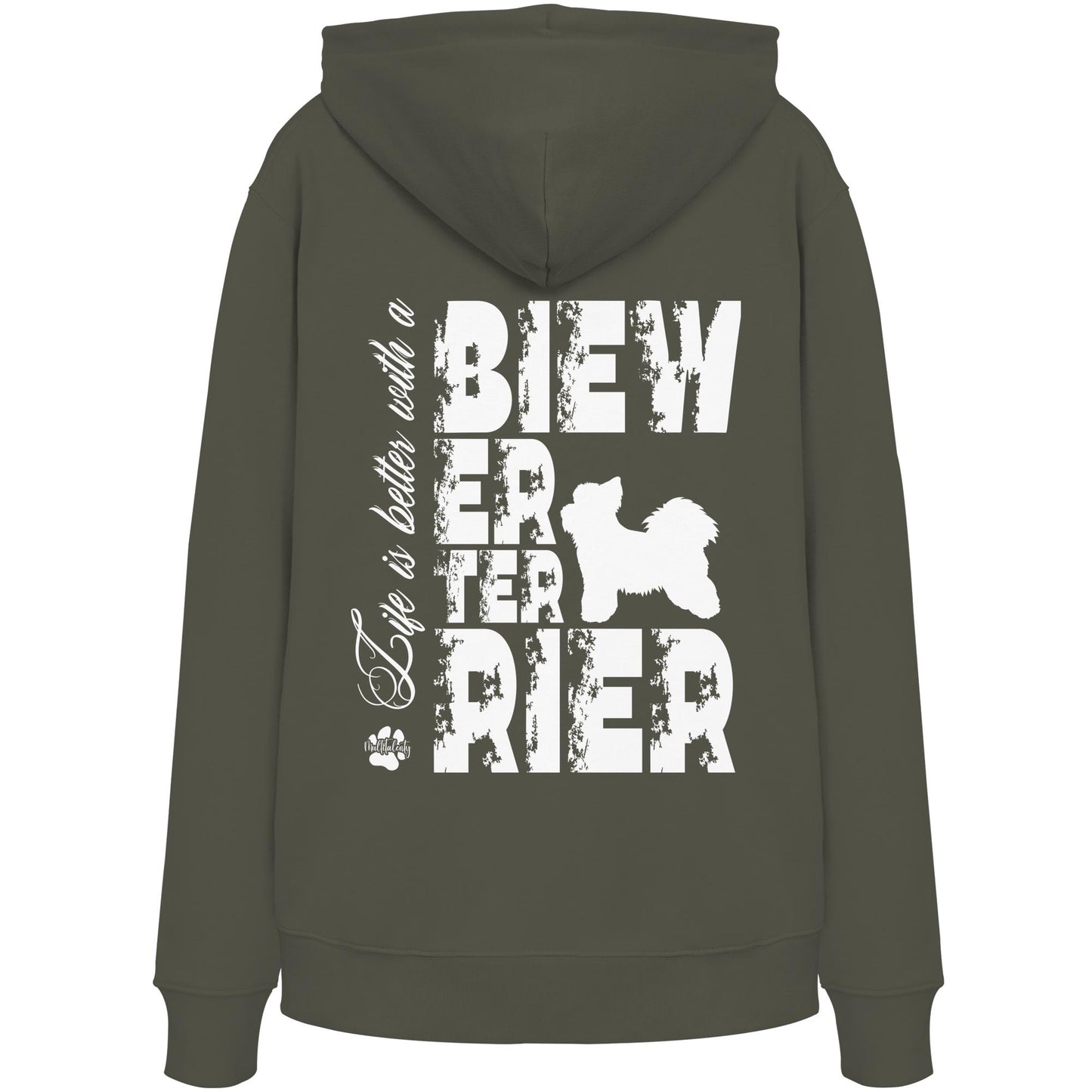 Life is better with a Biewer Terrier - Organic Hoodie