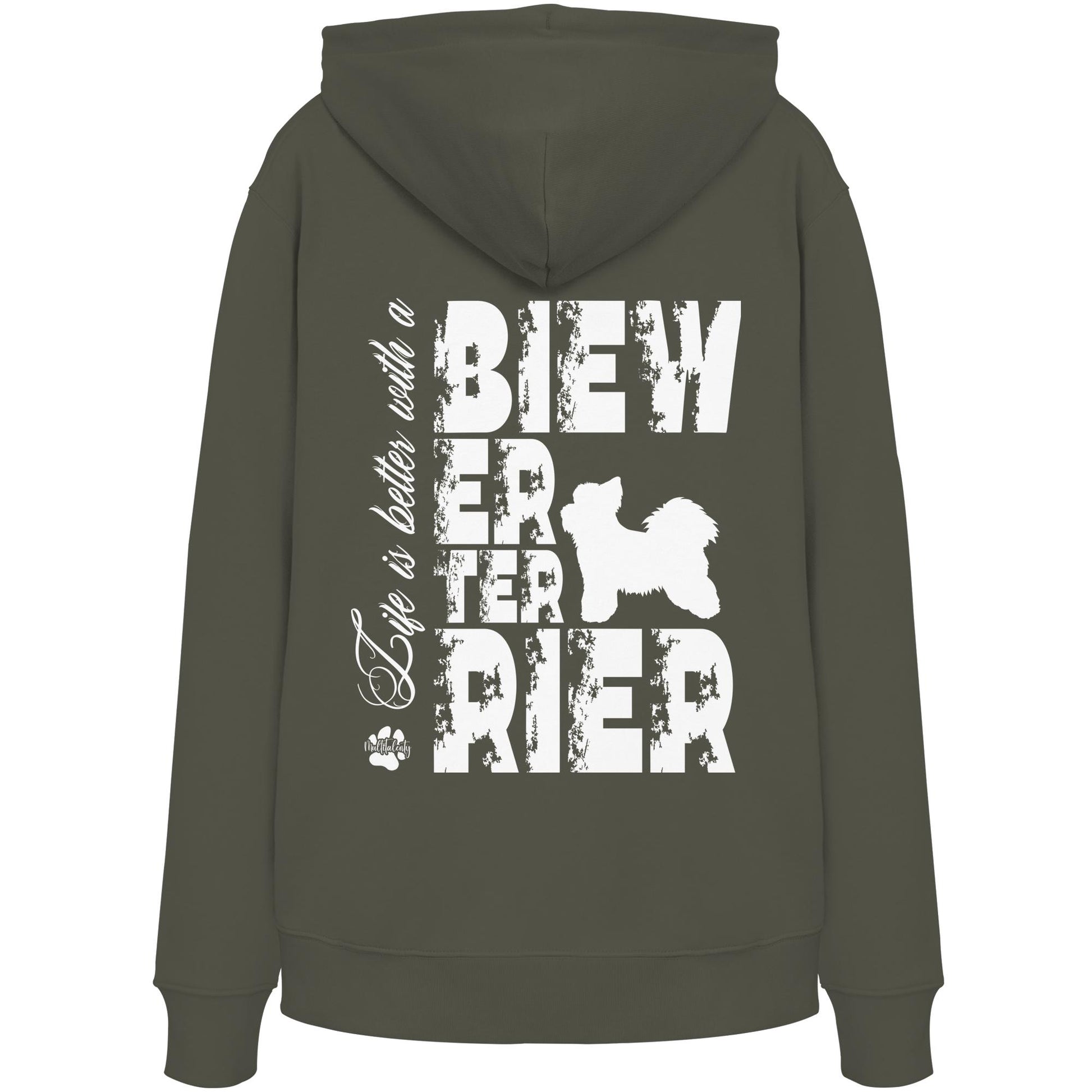 Life is better with a Biewer Terrier - Organic Hoodie