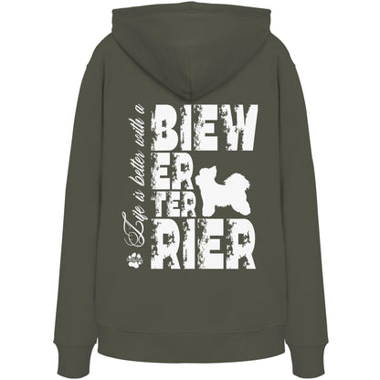 Life is better with a Biewer Terrier - Organic Hoodie