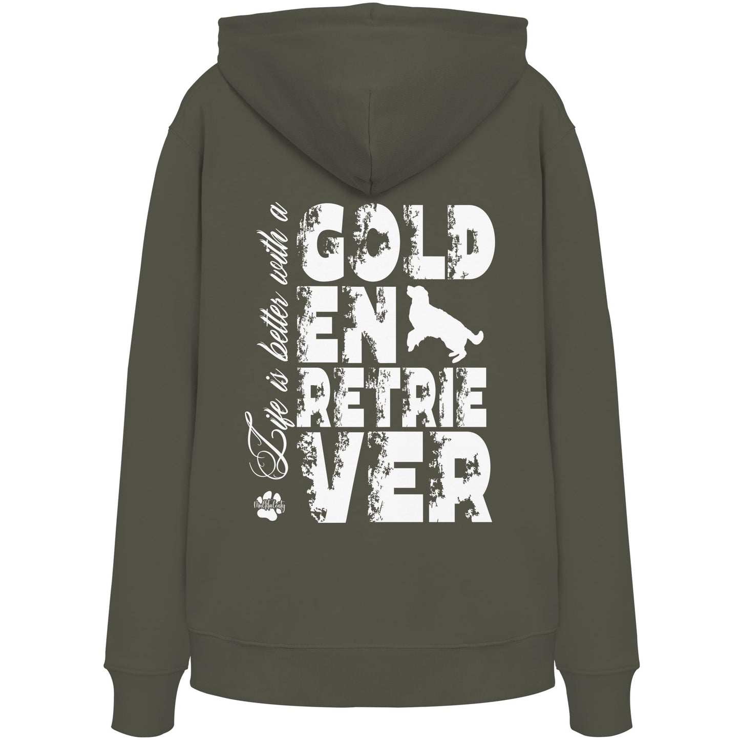 Life is better with a Golden Retriever - Organic Hoodie