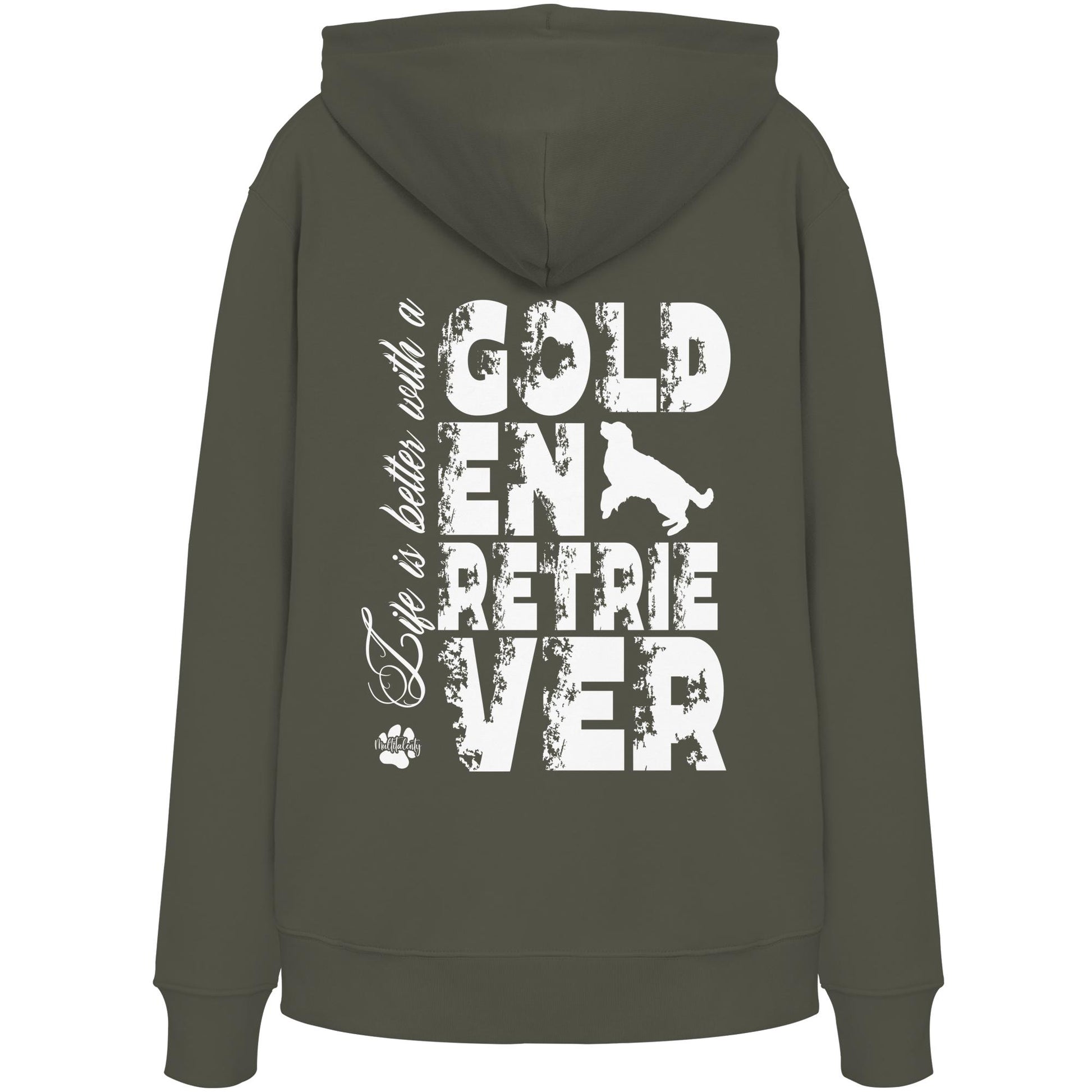 Life is better with a Golden Retriever - Organic Hoodie