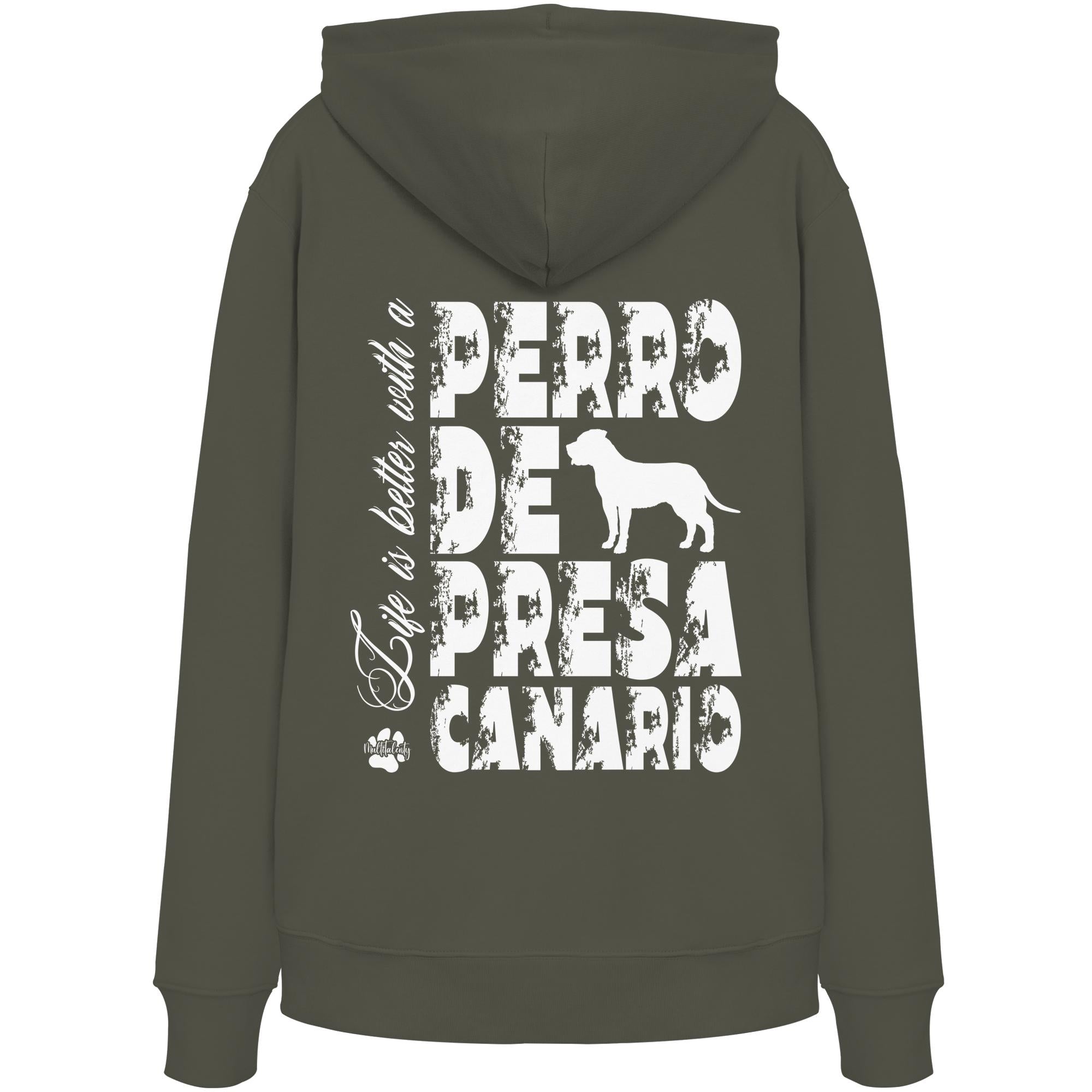 Life is better with a Presa Canario - Organic Hoodie