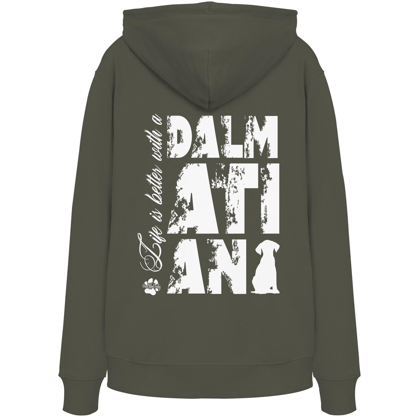 Life is better with a Dalmatian - Organic Hoodie