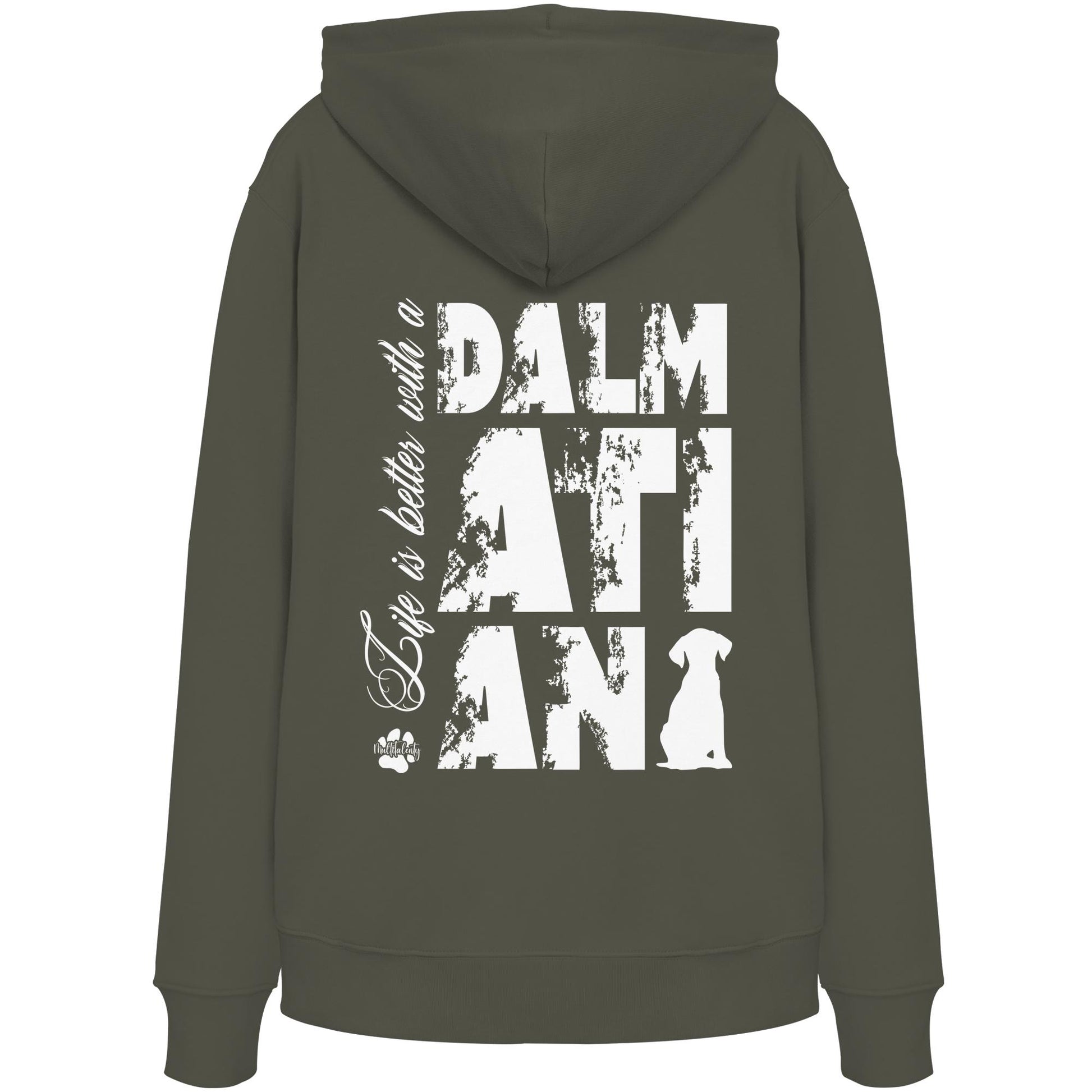Life is better with a Dalmatian - Organic Hoodie