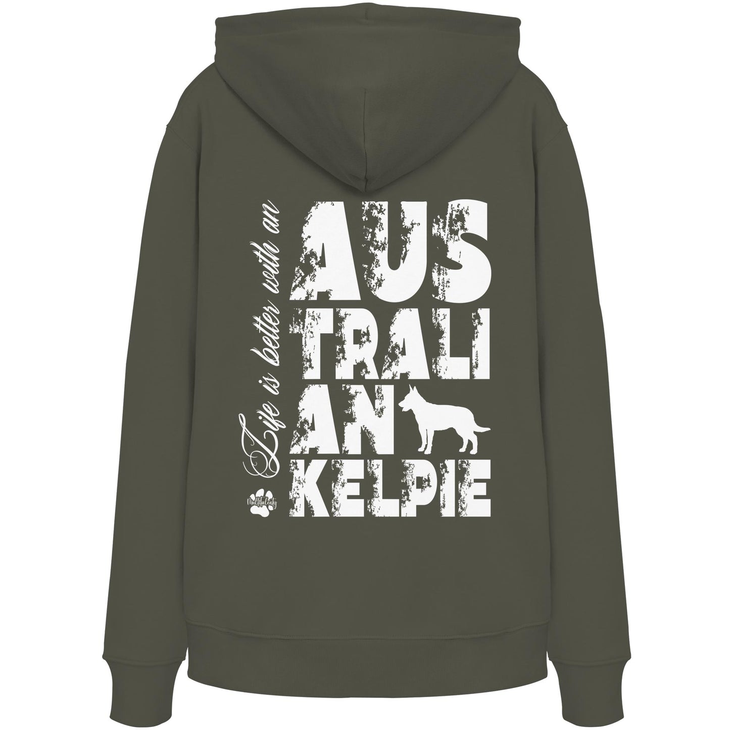 Life is better with an Australian Kelpie - Organic Hoodie