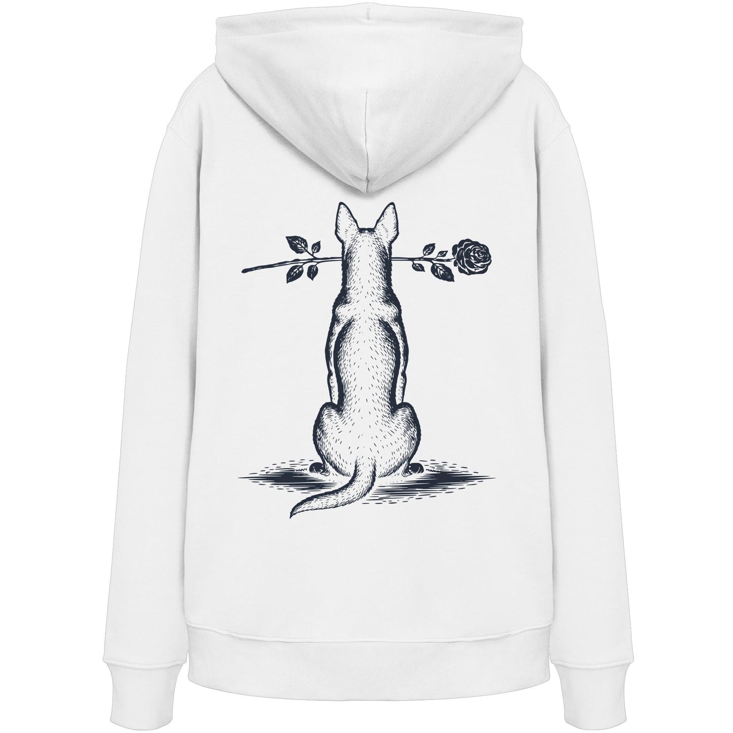 Silent Loyalty - Australian Kelpie - Organic Hoodie