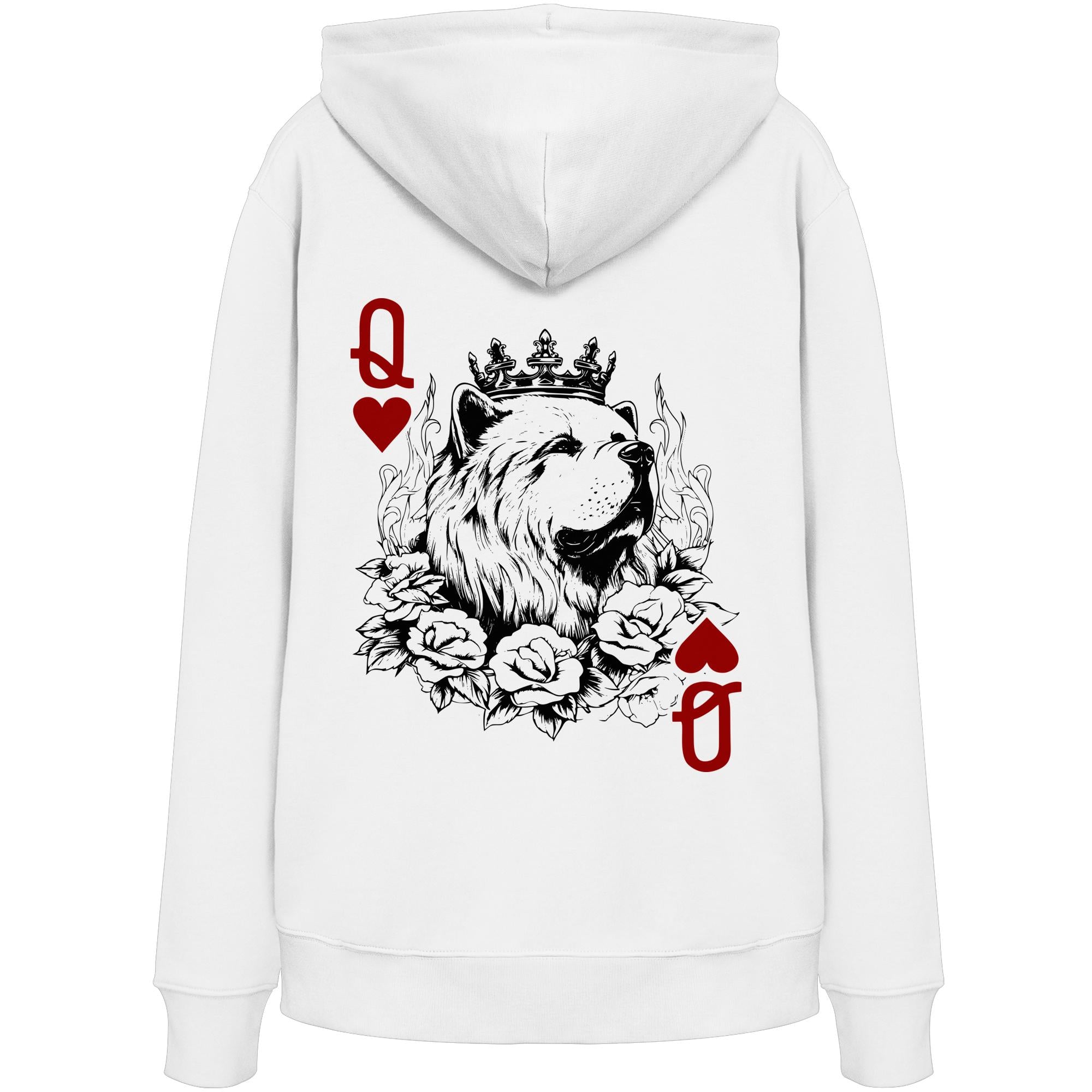 Herzkönigin Chow Chow - Organic Hoodie