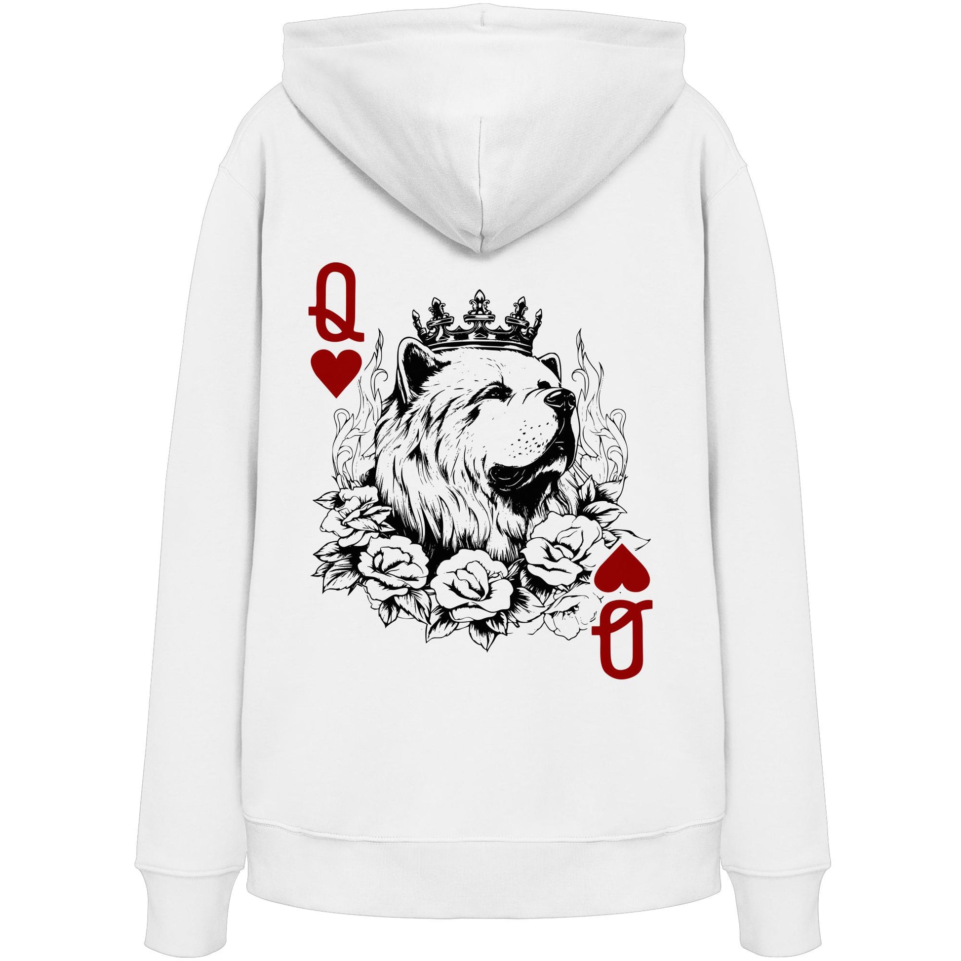 Herzkönigin Chow Chow - Organic Hoodie