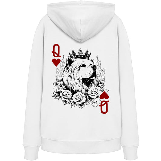 Herzkönigin Chow Chow - Organic Hoodie