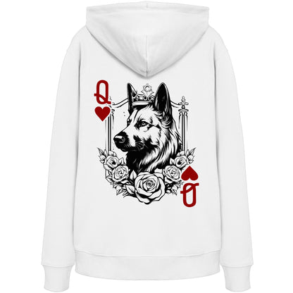 Herzkönigin Altdeutscher Schäferhund - Organic Hoodie