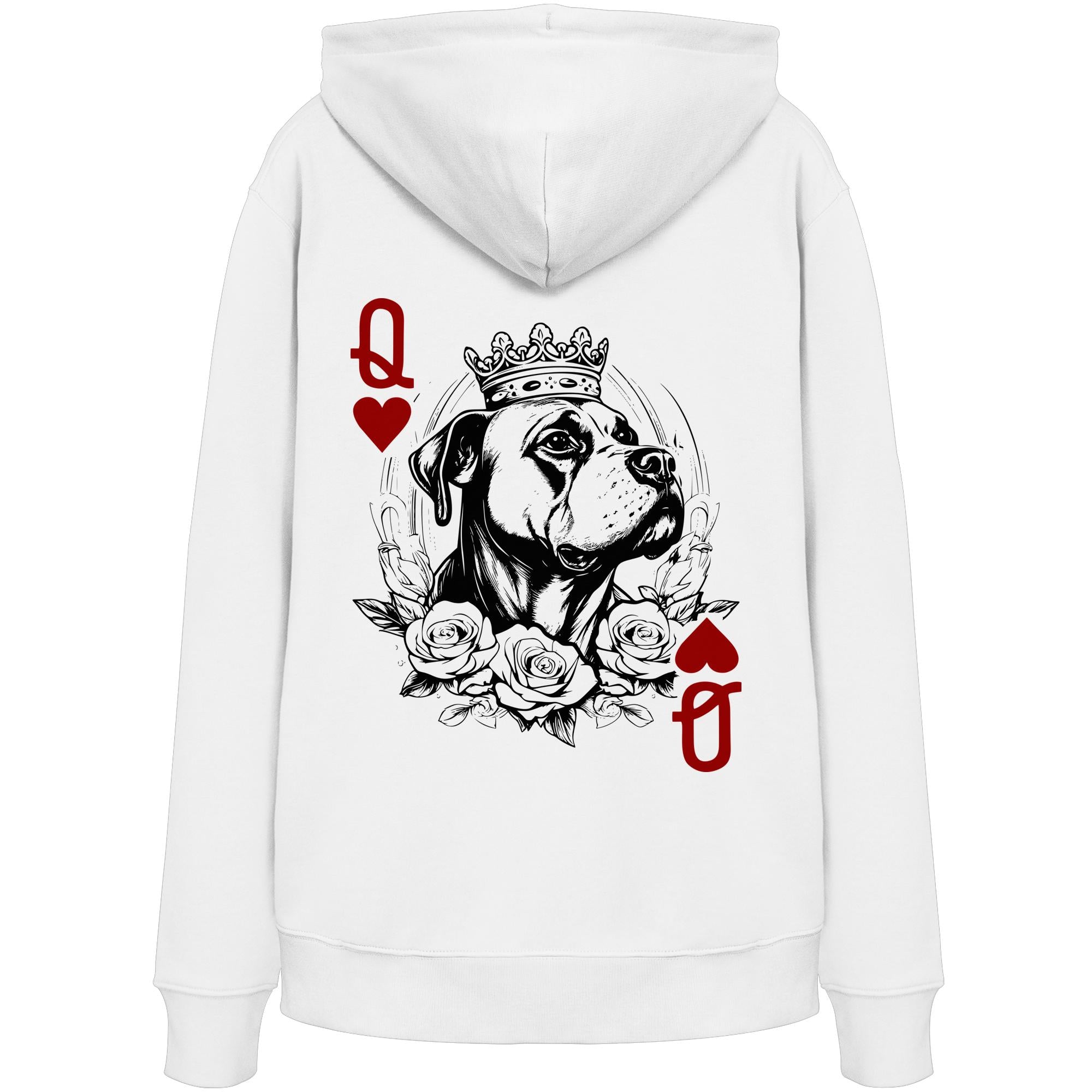 Herzkönigin American Staffordshire Terrier - Organic Hoodie