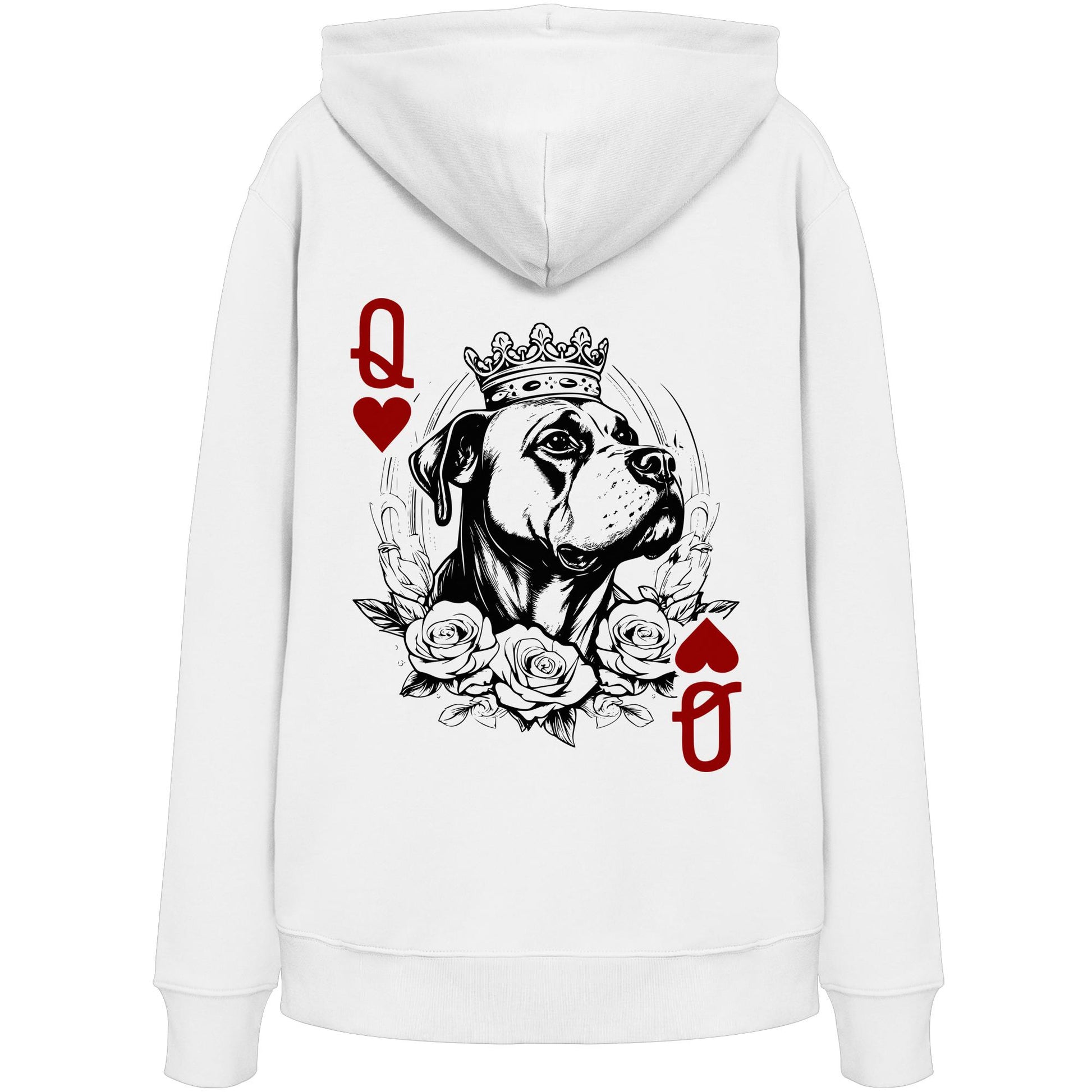 Herzkönigin American Staffordshire Terrier - Organic Hoodie