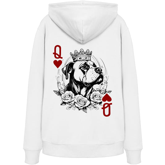 Herzkönigin American Staffordshire Terrier - Organic Hoodie