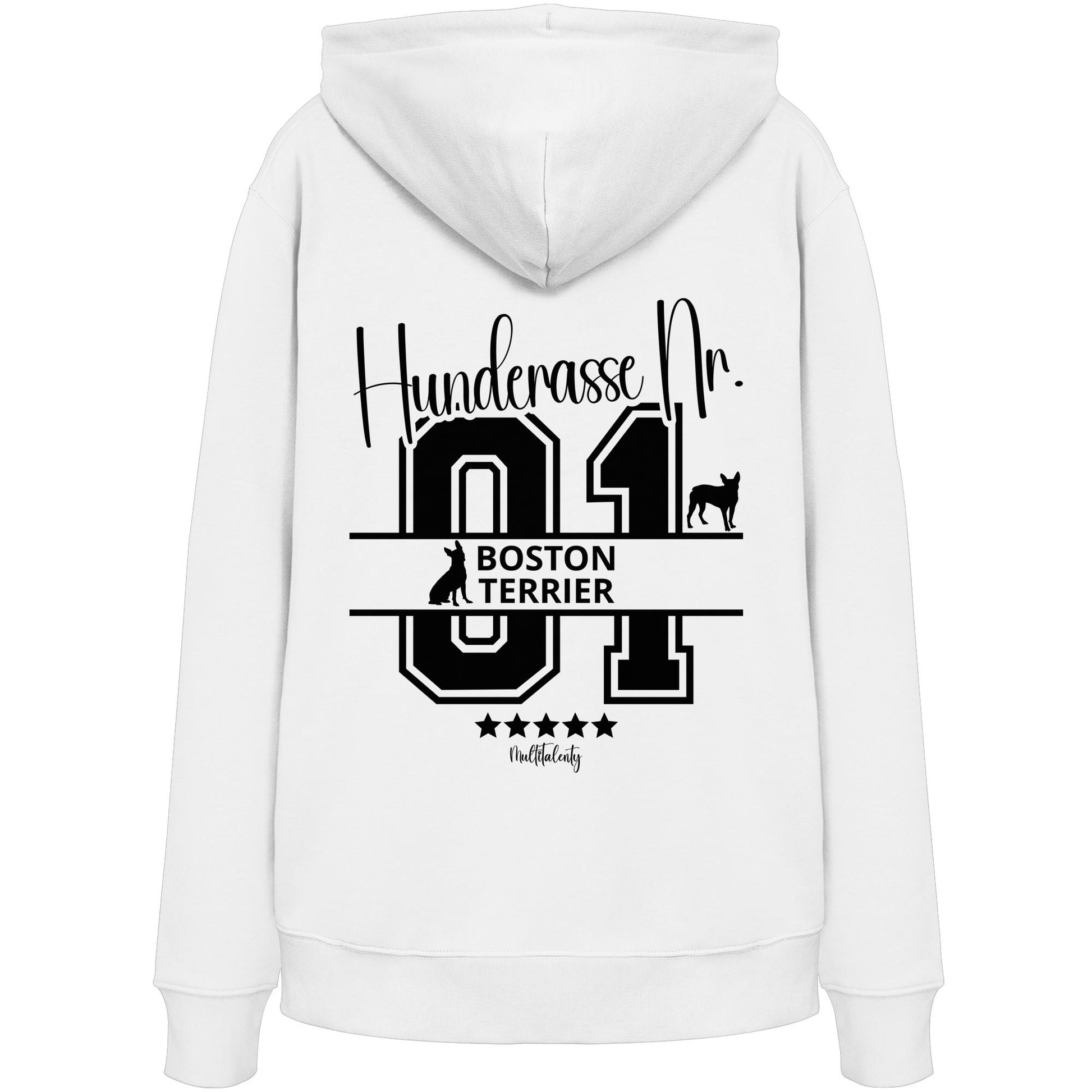 Nr. 01 Boston Terrier - Organic Hoodie