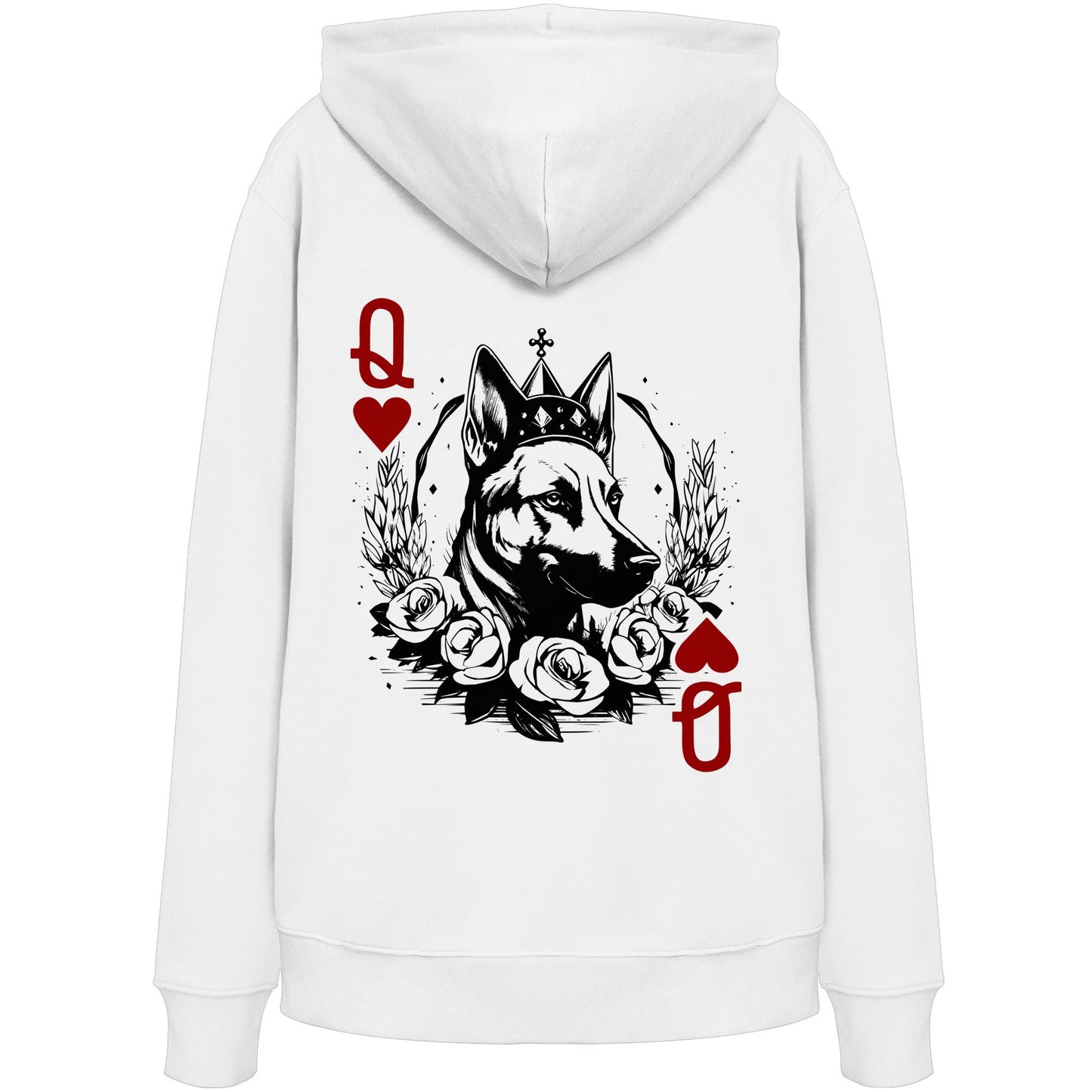 Herzkönigin Malinois - Organic Hoodie