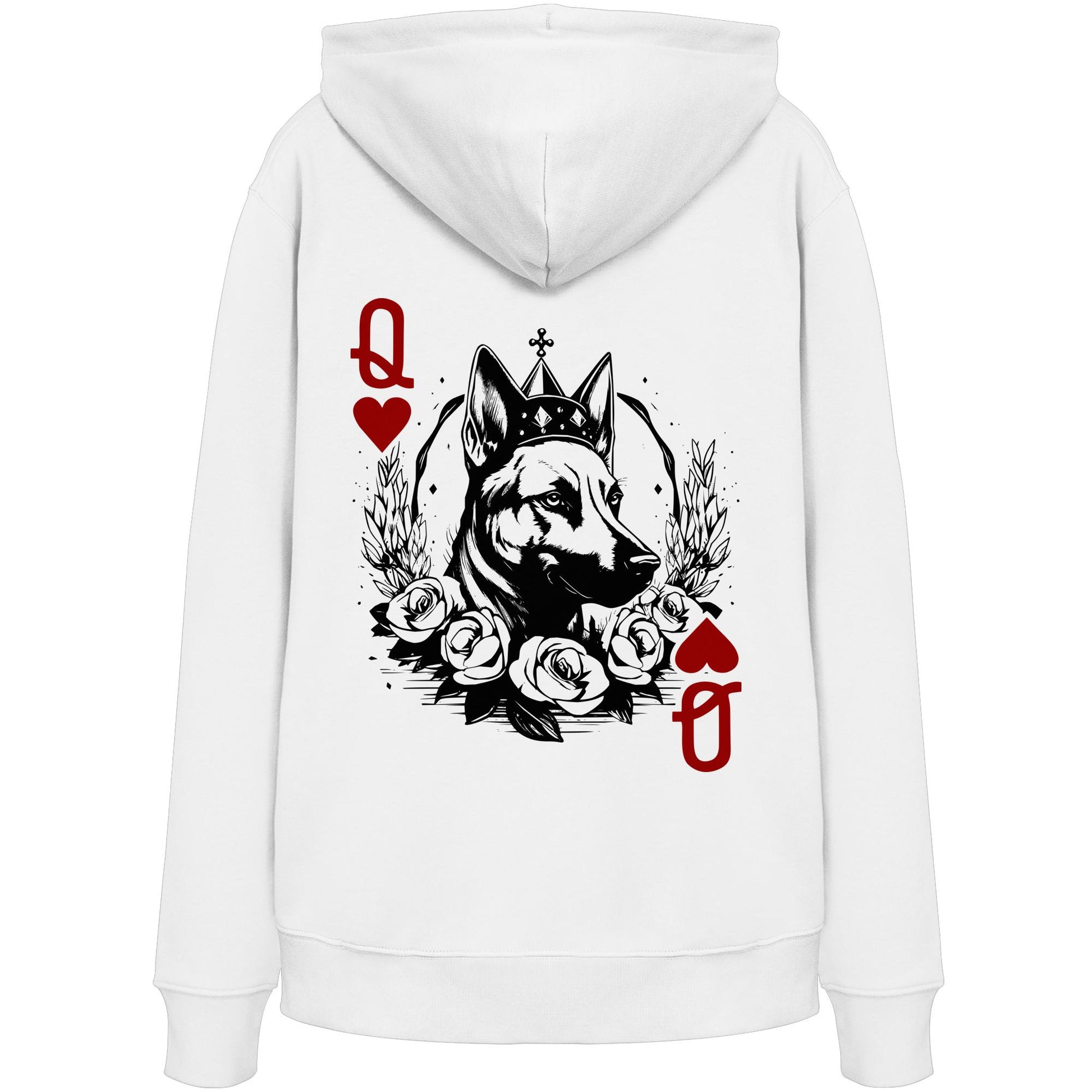 Herzkönigin Malinois - Organic Hoodie