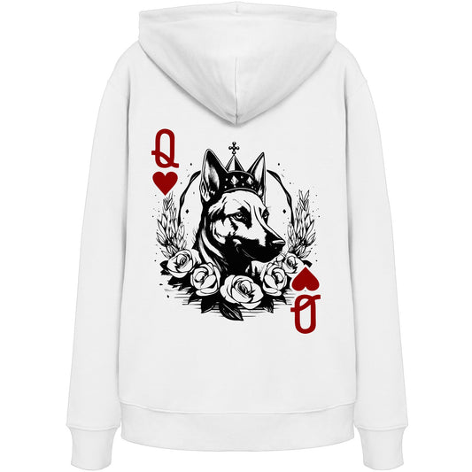 Herzkönigin Malinois - Organic Hoodie