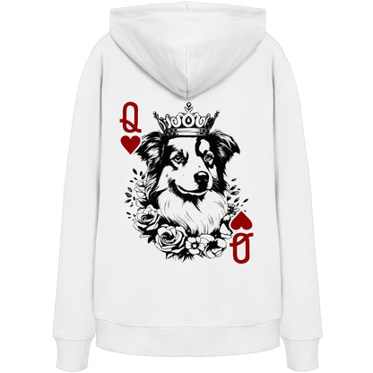 Herzkönigin Australian Shepherd - Organic Hoodie