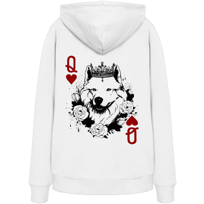 Herzkönigin Samojede - Organic Hoodie