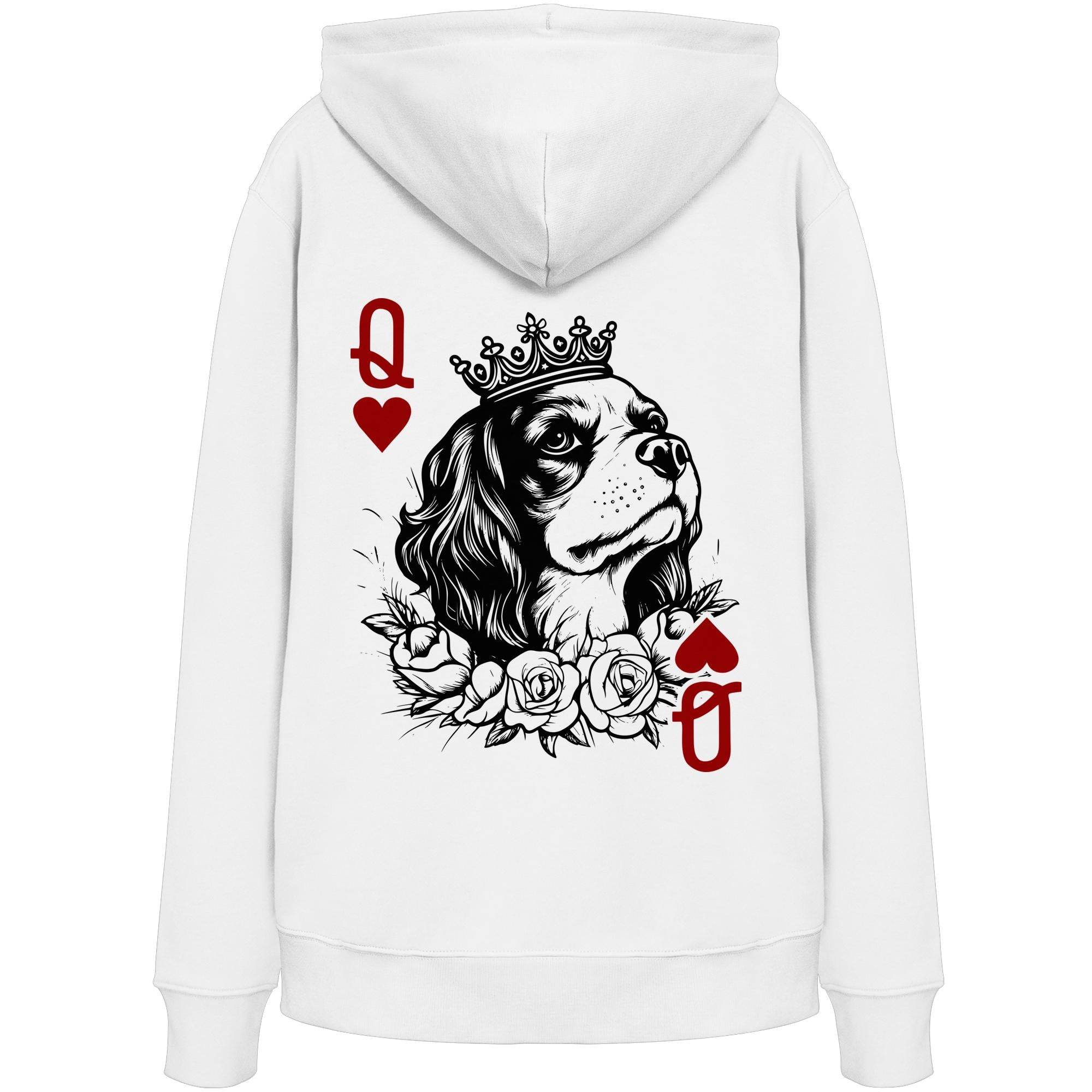 Herzkönigin Cavalier King Charles Spaniel - Organic Hoodie