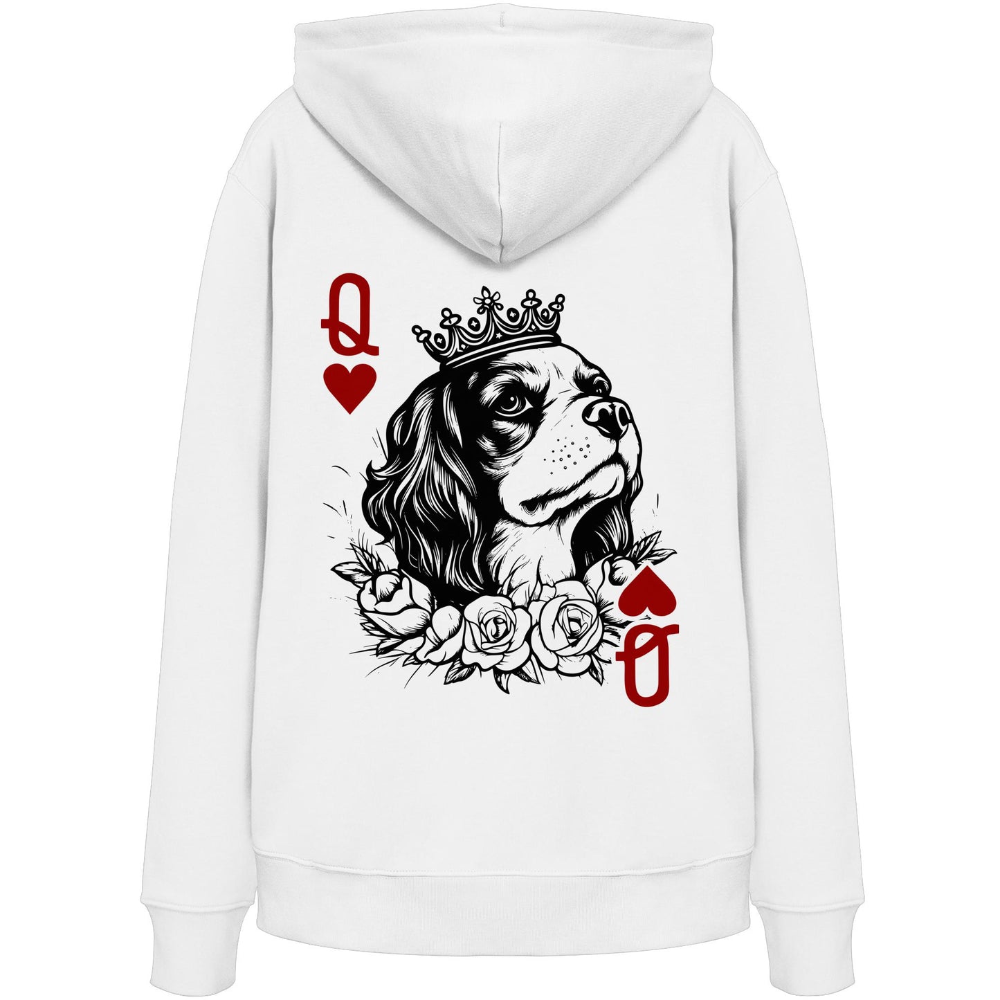 Herzkönigin Cavalier King Charles Spaniel - Organic Hoodie