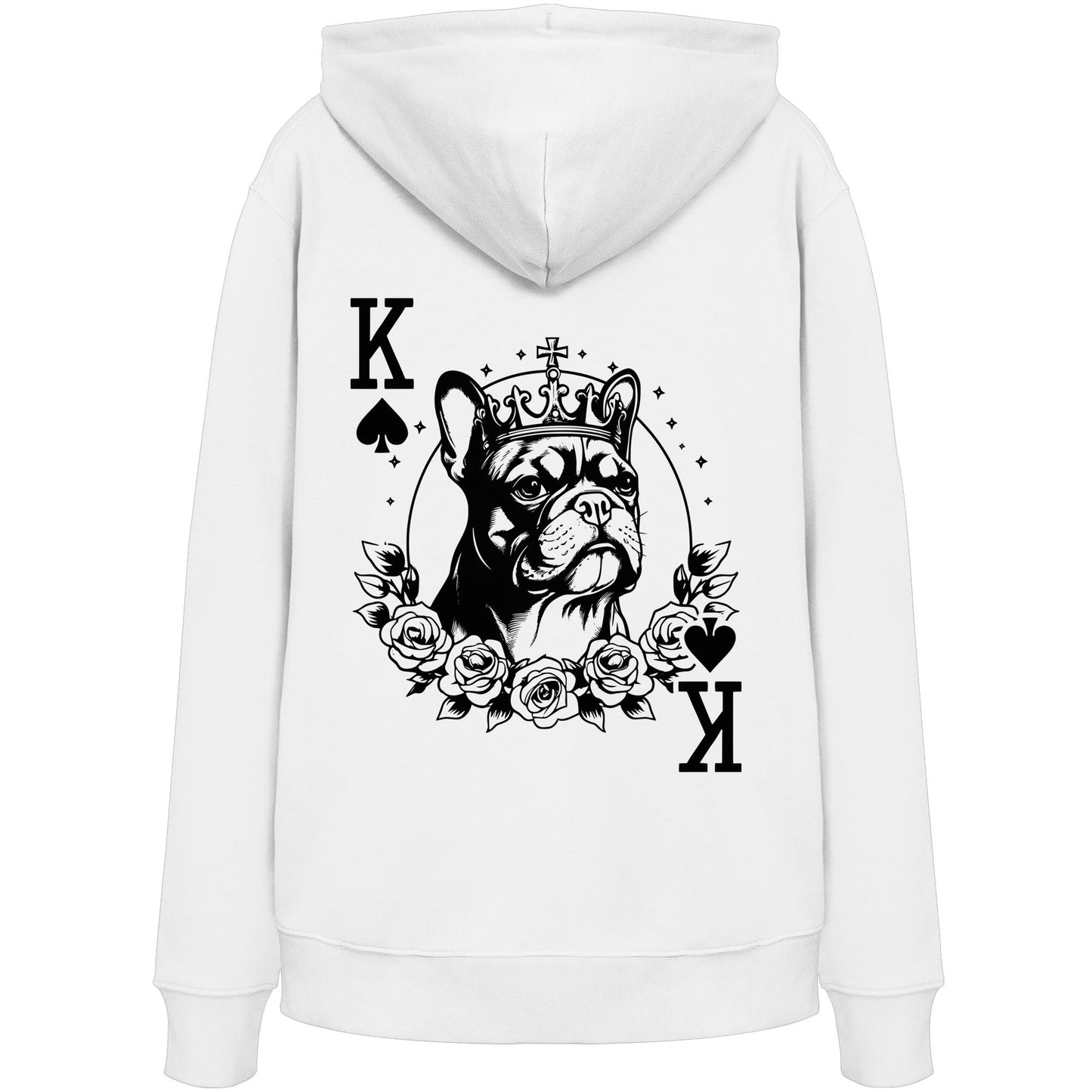 Pikkönig Französische Bulldogge - Organic Hoodie