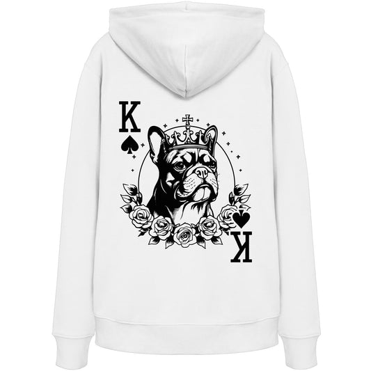 Pikkönig Französische Bulldogge - Organic Hoodie
