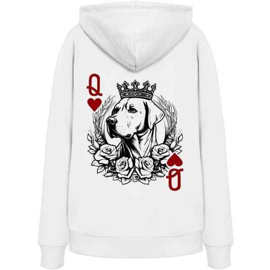 Herzkönigin Labrador - Organic Hoodie