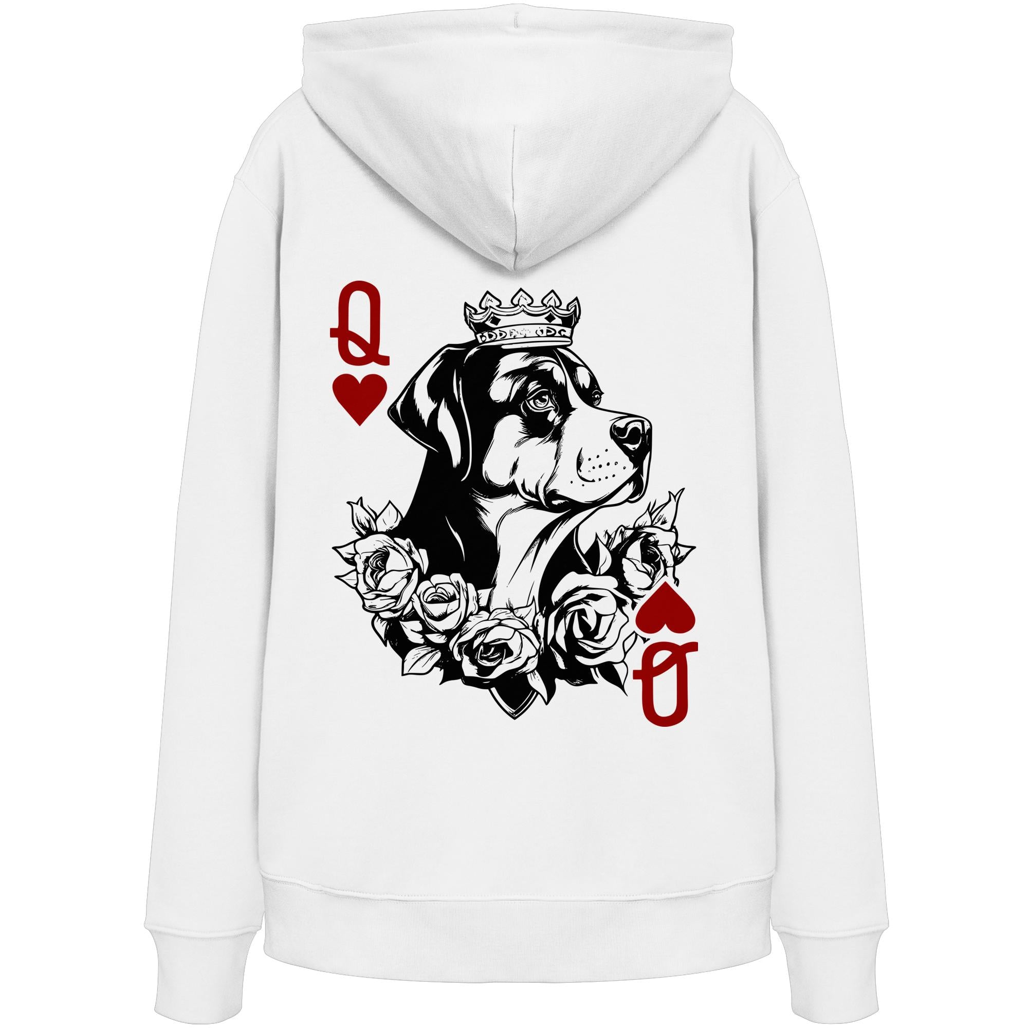 Herzkönigin Großer Schweizer Sennenhund - Organic Hoodie