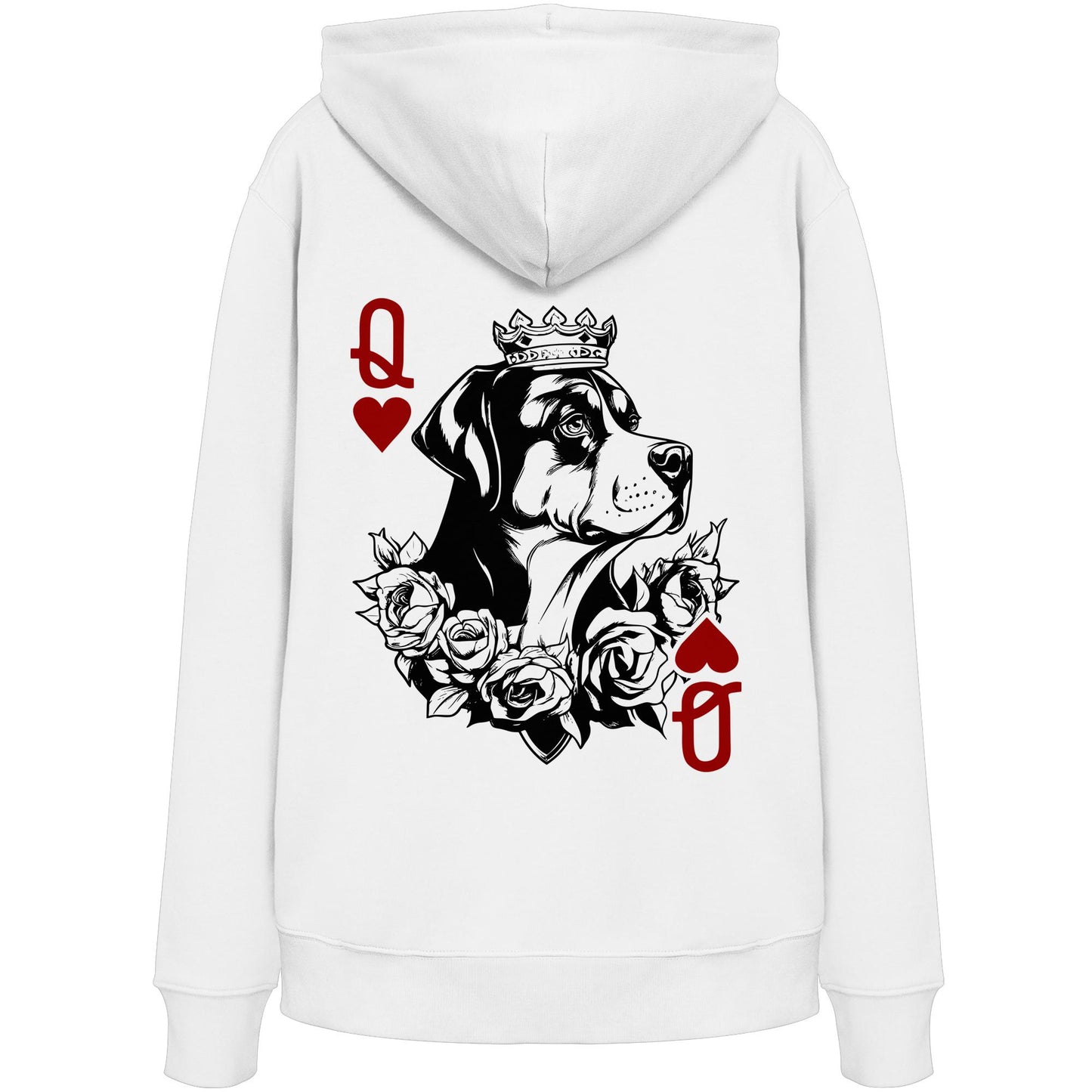 Herzkönigin Großer Schweizer Sennenhund - Organic Hoodie