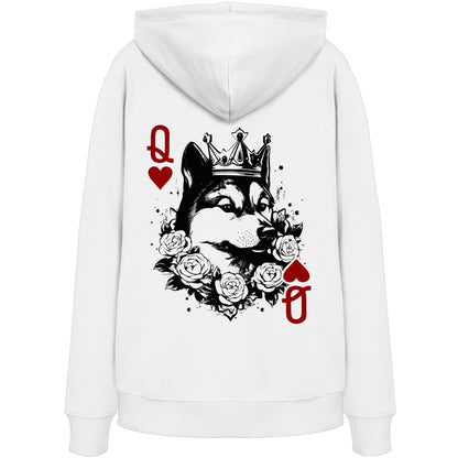Herzkönigin Shiba Inu - Organic Hoodie